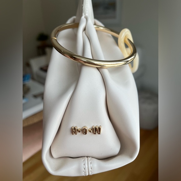 House of Want Vegan Chill Framed Clutch Ivory - Picture 2 of 6